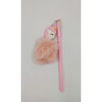 Unicus Pembe Beyaz Unicorn Jel Tükenmez Kalem - Bebek Pembe