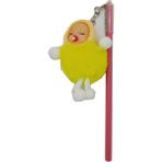 Unicus Uyuyan Bebek Ponpon Kurşun Kalem - Sarı