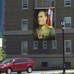 Üniformalı Gazi Mustafa Kemal Atatürk Poster Cephe Bayrak - 300x450cm