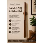 Unify Brand Mıknatıslı Ahşap Ayakkabı Çekeceği 70 cm – El Yapımı Gürgen Ağacı
