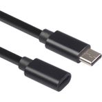 Uniicornns 1.5 M USB C Tip-C Erkek Dişi Uzatma Kablosu Tip-C Arayüzü Jak Soketi USB C Şarj Uzatıcı Tel Konektörü (Yurt Dışından)