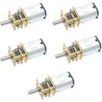 Uniicornns 5 Adet GA12-N20 Minı Metal Dişli Motor Dc 3V Dişli Tekerlek Dişli Motorları 15RPM (Yurt Dışından)