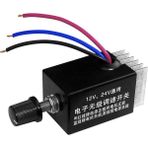 Uniicornns Adet Motor Hız Regülatörü Dc 12 V/24 V 10 A Motor Hız Kontrol Anahtarı Araba Kamyon Fan Isıtıcı Kontrolü (Yurt Dışından)