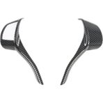 Uniicornns Nissan Navara NP300 2016-2021 Karbon Fiber Araba Direksiyon Paneli Düğme Kapağı Trim Dekoratif Çıkartma Aksesuarları (Yurt Dışından) - Siyah