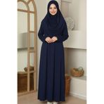 unika boutique Tek Parça Boydan Namaz Elbisesi Lacivert