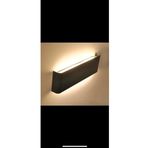 UNİKOM Çift Yönlü Led Aplik 34x11 Cm Siyah kasa-Gün ışığı Led