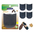 Unikstep 2 çift ayakkabı topuğu dolgusu, ayakkabı onarımı lastik topuklar, 3,5 mm kalınlığında kaymaz yastık ve koruma, tırnaklı yedek set, zımpara kağıdı, kendinden yapışkanlı çıkartma
