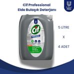 Unilever Cif Professional Elde Bulaşık Deterjanı 5 Litre x 4 Adet - 20 kg
