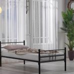 Unimet 90x190 cm Alchera Metal Siyah Karyola