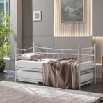 Unimet 90x200 cm Daily Daybed Metal Yavrulu Beyaz Karyola
