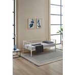 Unimet Alchera Daybed Tek Kişilik Sedir Metal Karyola Beyaz