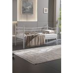 Unimet Daily Daybed Tek Kişilik Sedir Metal Karyola Beyaz