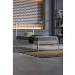 Unimet Falez-st Tek Kişilik Metal Karyola-beyaz (YÜKSEK BAŞLIKLI) (AHŞAP LATALI)