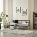 Unimet Forte Daybed Tek Kişilik Siyah Metal Karyola