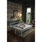 Unimet Glory Yavrulu Daybed Tek Ve Çift Kişilik Sedir Metal Karyola Beyaz