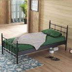 Unimet Lalas 90X200 cm Siyah Metal Karyola