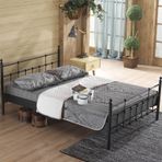 Unimet Lalas Çift Kişilik Ferforje Metal Karyola (150 x 200 cm)