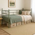 Unimet Lalas Daybed Tek Kişilik Metal Karyola (Ölçü & Renk Seçenekli)