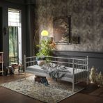 Unimet Lalas Daybed Tek Kişilik Sedir Divan Metal Karyola 90x200 - Beyaz
