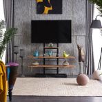 Unimet Meta Metal Tv Ünitesi & Tv Standı - Siyah
