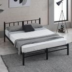 Unimet Titan Çift Kişilik Metal Karyola 160 x 200 Siyah - 160x200