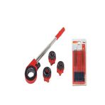 UniMix Unimax Boru Diş Açma Paftası 3 Lü Set 1-1/2-3/4 Inç Kwb Mini Eğ Tk Dahil