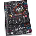 Uninote Müzik Defteri 40 Yp. A4 Boyut Karton Kapak Asorti Renkli Desenler ile