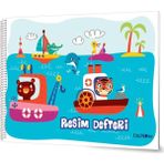 Uninote Uni Note Resim Defteri Spiralli Karton Kapak 15 Yaprak 24X34Cm 33000 (12 Li Paket) - Yok