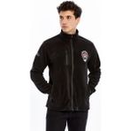 Uniprom Erkek Özel Güvenlik Polar Ceket Tam Fermuarlı 3 Cepli Siyah - 2XL