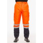 Uniprom Iş Pantolonu Su ve Rüzgar Geçirmez Içi Elyaflı Kışlık Erkek Neon Turuncu - 2XL