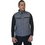 Uniprom Iş Yeleği Içi Polarlı ve Elyaflı Su ve Rüzgar Geçirmez 4 Cepli - Gri - 2XL