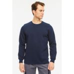 Uniprom Sweatshirt Bisiklet Yaka Içi Polarlı 3 Iplik Pamuklu Normal Kesim Erkek Lacivert