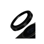 Uniq Apple Iphone 15 Pro Optix Çelik Çerçeveli Sapphire Kamera Lens Koruyucu Siyah