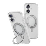 Uniq Apple Iphone 16 Swivix Rotating Kickstand Kılıf Şeffaf