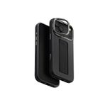 Uniq Apple Iphone 17 Pro Max Heldro Pro Magsafe Standlı Deri Kılıf Siyah