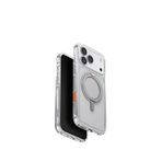 Uniq Apple iPhone 17 Pro Max Swivix Rotating Kickstand Şeffaf Telefon Kılıfı
