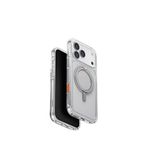 Uniq Apple iPhone 17 Pro Swivix Rotating Kickstand Şeffaf Telefon Kılıfı