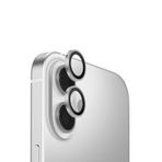 UNIQ Better By Design iPhone 17 ile Uyumlu Lens Koruyucu Cam, Anti-Reflective, Alüminyum Çerçeve, Gümüş