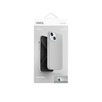UNIQ Better By Design Lino Hue Telefon Kılıfı iPhone 15 ile Uyumlu, MagClick Manyetik Şarj Uyumlu (Gri)