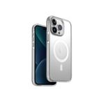 UNIQ Calio Telefon Kılıfı iPhone 15 Pro ile Uyumlu, MagClick Manyetik Şarj Uyumlu (Şeffaf)