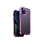 UNIQ Combat Duo Telefon Kılıfı iPhone 14 Pro Max ile Uyumlu (MorPembe) Çok Renkli