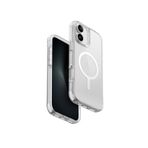 UNIQ Combat (Luminous) Telefon Kılıfı Hybrid iPhone 16 Plus (2024) 6.7, MAGCLICK Charging (LUME-Beyaz) ile Uyumlu Telefon Kılıfı