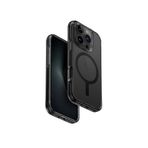 UNIQ Combat Telefon Kılıfı Hybrid iPhone 16 PRO (2024) 6.3 ile Uyumlu, MAGCLICK Şarj (Siyah)