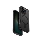 UNIQ Combat Telefon Kılıfı Hybrid iPhone 16 PRO MAX (2024) 6.9 ile Uyumlu, MAGCLICK Şarj (Siyah)