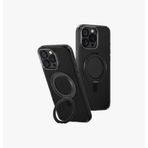 UNIQ Hibrid SWIVIX Telefon Kılıfı iPhone 16 PRO MAX ile Uyumlu, 360 Dönebilen Destek Çubuğu (Siyah)