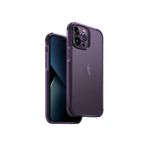 UNIQ iPhone 14 Pro Max ile Uyumlu Combat Telefon Kılıfı (Mor)