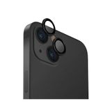 Uniq iPhone 15-15 Plus Optix Alüminyum Siyah Kamera Lens Koruyucu