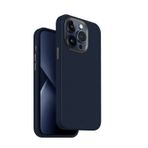 Uniq Iphone 15 Pro Lyden Magsafe Deri Kılıf Mavi