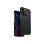 UNIQ iPhone 15 Pro Max (Siyah) ile Uyumlu Combat Telefon Kılıfı