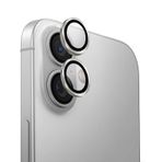 Uniq iPhone 16-16 Plus Optix Alüminyum Gümüş Kamera Lens Koruyucu